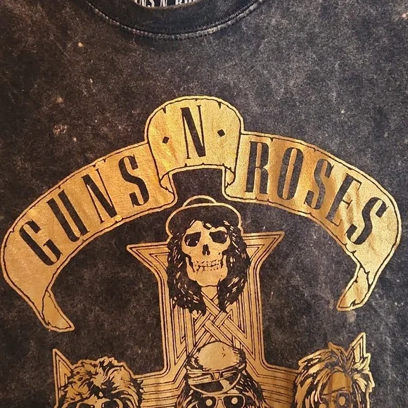 Guns n roses acid wash tshirt - Picture 2 of 5